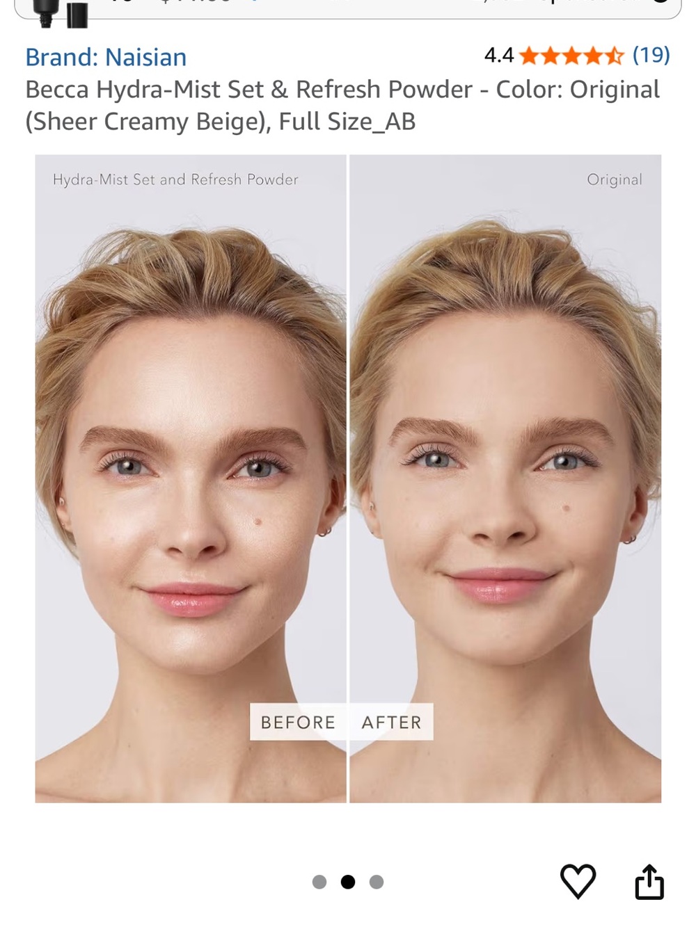 BECCA
Hydra-Mist
Set & Refresh Powder - Picture 2 of 6